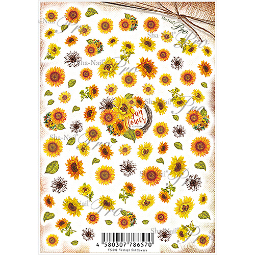  P125 VS-001 Vintage Sunflowers