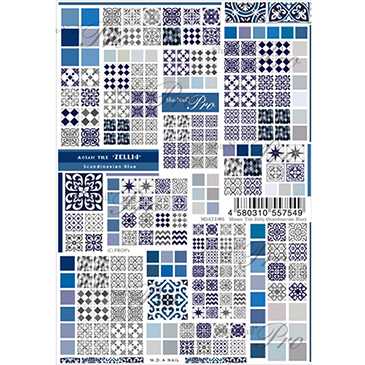  P99 MDATZ-001 Mosaic Tile Zellij (Scandinavian Blue)